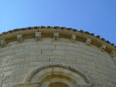 Ermita de Las Fuentes (Amusco). Canecillos