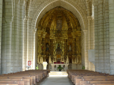 Ermita de Las Fuentes (Amusco). Vista de la nave central