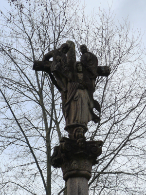 Cruceiro de Baldomar (lado da Virxe)