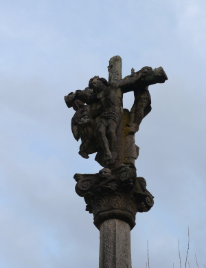 Cruceiro de Baldomar (lado do Cristo)