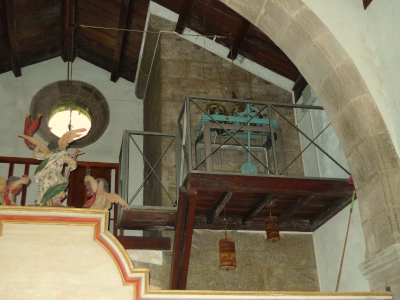 Igrexa de Santa Cruz de Baldomar. Máquina do reloxo