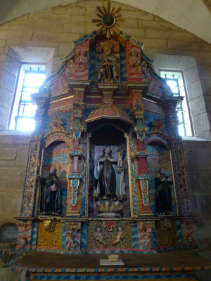 Retablo da Virxe do Carme en San Martiño de Barciademera