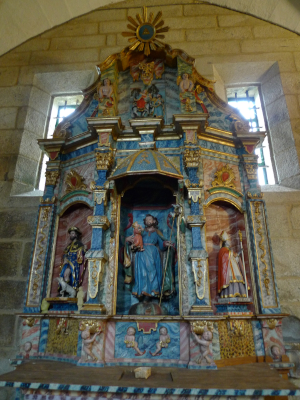 Retablo de San Xosé en San Martiño de Barciademera