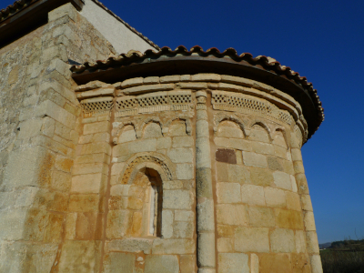 Ábside de la ermita de San Pelayo de Perazancas