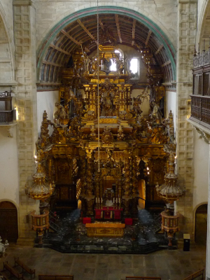 Retablo mayor de la iglesia de San Martín Pinario